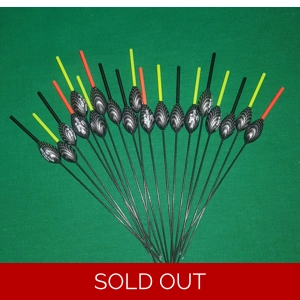 'MATCH RANGE' CLEARANCE x 19 Pole Floats (SRG006)